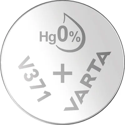 Produktbild von Knopfzelle Silberoxid - Uhrenbatterie VARTA 371 SR69 1.55V