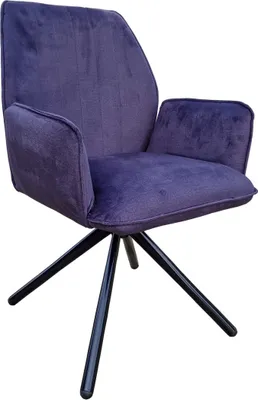 Produktbild von Drehbarer Esszimmer Polsterstuhl City Monolith Armlehnenstuhl