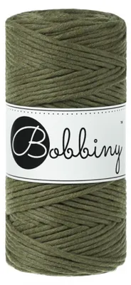 Produktbild von Bobbiny Macrame Cord 3 mm 100 m Avocado Schnur