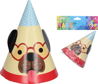Image de Chapeaux de fête PES 15 cm, 6 pièces