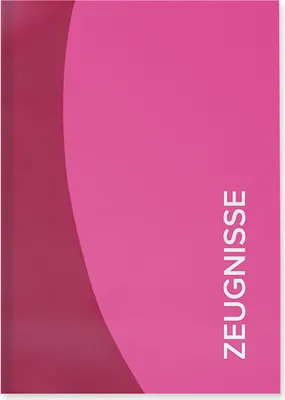 Produktbild von ROTH Zeugnismappe Duo - Rosa - mit 12 A4 Klarsichthüllen - Dokumentenmappe