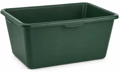 Produktbild von Wildwanne 65 L XL Kunststoffwanne Futterwanne Wasserbottich Grün Eckig