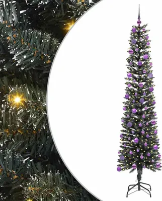 Image de Sapin de Noël artificiel Vert 240 cm PVC, plastique et acier