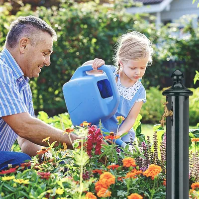 Zdjęcie produktu dla Antyczny stojący kran do ogrodu i patio - Wysokość: 61 cm - Szerokość: 25 cm - Głębokość: 31 cm - Zewnętrzny kran do fontanny ogrodowej w nostalgicznym ciemnozielonym kolorze