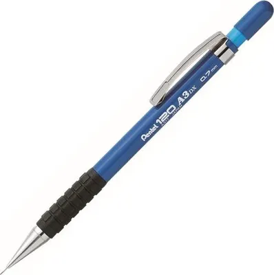 Obrázek produktu pro Pentel 120 A3, Modrá, Plast, Guma, Černá, HB, 0,7 mm, Kulatý