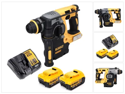 Produktbild von DeWalt DCH 273 M2 Akku Kombihammer 18 V 2,1 J SDS Plus Brushless + 2x Akku 4,0 Ah + Ladegerät