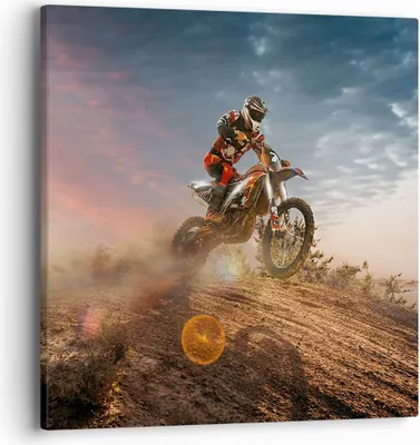 Produktbild von Bild auf Leinwand - Leinwandbild - Motor Reiten Helm - 40x40cm - Wand Bild - Wanddeko - Wandbilder - Leinwanddruck - Bilder - Kunstdruck - Wanddekoration - Leinwand bilder - Wandkunst - AC40x40-3475