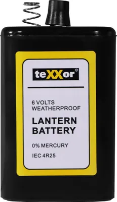 Produktbild von teXXor 3600 Hochleistungsbatterie, Blockbatterie, Trockenbatterie, 6 V, 7 Ah, 1 Stück