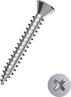 Produktbild von Connex Blechschrauben 4,8 x 16 mm PH 2 - 13 Stück Edelstahl