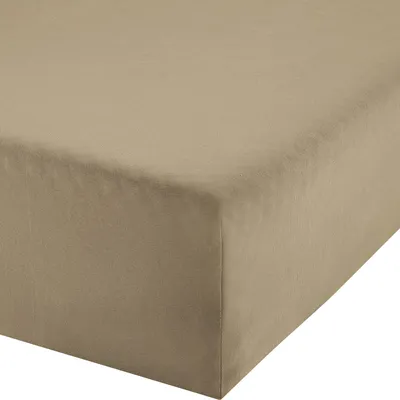 Produktbild von Erwin Müller Boxspring-Spannbettlaken Murnau" taupe 140x200 cm - 160x200 cm"