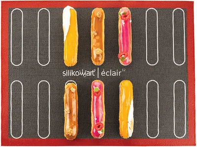 Produktbild von Perforierte Luftmatte Eclair/Choux 40 x 30 cm - Silikomart