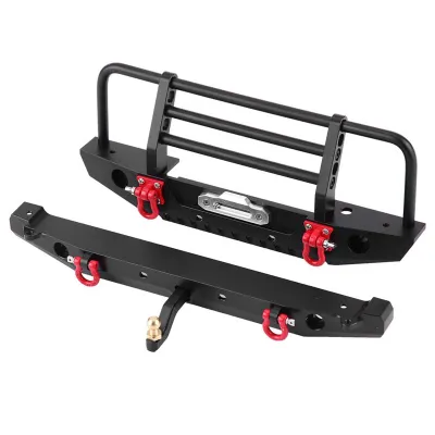 Zdjęcie produktu dla Części do samochodów RC, zderzak RC, przedni zderzak RC, tylny zderzak RC, zderzak RC LED, zderzak do samochodu wspinaczkowego, metalowe części do samochodów RC