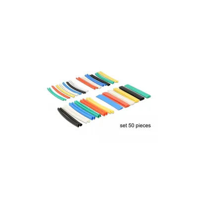 Produktbild von Delock - Wärmeschrumpfschlauch-Kit - Schwarz, weiß, Blau, Gelb, Rot, grün - 10 cm