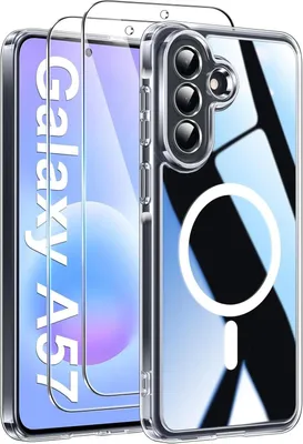 Produktbild von Hülle + 2X Schutzglas für Samsung Galaxy A57 5G Glasfolie Full MagSafe Case