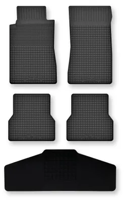 Zdjęcie produktu dla Dywaniki gumowe z tunelem do Mercedes W207 Coupe 2009- – 5 szt., czarne, dobierane – Wielganizator Semi-Universal