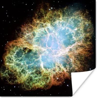 Produktbild von MuchoWow® Poster Galaxie - Licht - Wolke 100x100 cm - Babyzimmer