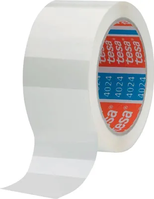 Produktbild von tesa Klebeband weiß Tesapack 4024 66mx50mm 6 Stk