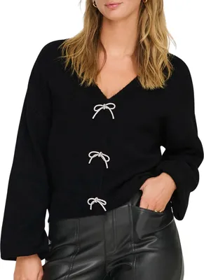 Image de Only Donna Bow Knit Pullover Damen