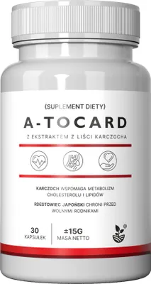 Zdjęcie produktu dla A-tocard - na cholesterol 30 kaps.