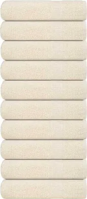 Produktbild von Handtücher FROGN 10 Stk. Creme 50x100 cm 360 g/m²