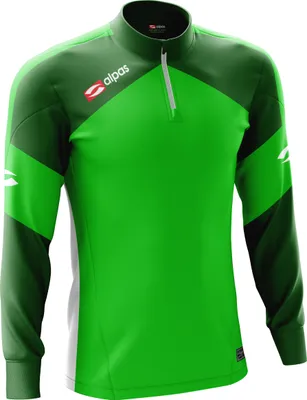 Produktbild von alpas Sweatshirt Dynamic Grün Gr. 128 Trainingsjacke Sportjacke Joggingjacke