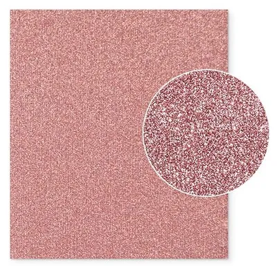 Produktbild von Plottermarie Plotterfolie Mega Glitter für kreative Veredelungen – Plotterfolie für Textildruck, T-Shirts, Baumwolle, Polyester, DIY & Spezialeffekte 32 x 50 cm - 957 Rose Gold