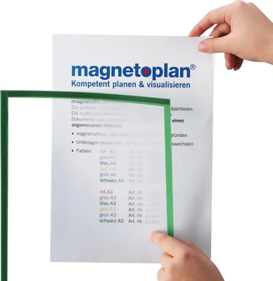 Produktbild von Magnetofix Sichtfenster gelb DIN A4 5St