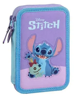 Imagen del producto de CERDÀ - Set oficial de dos lápices de Disney Stitch - estuche escolar