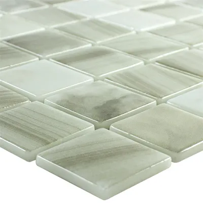 Produktbild von Glas Schwimmbad Mosaik Baltic Beige 38x38mm