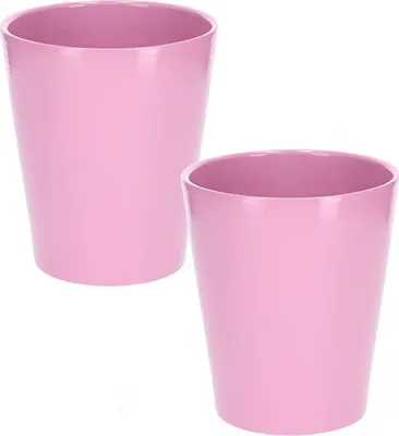 Obrázek produktu pro KOTARBAU® Sada 2 keramických květináčů na orchideje V 150mm ? 120mm Světle fialová