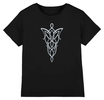 Immagine prodotto di Maglia con il logo di "Il Signore degli Anelli" per bambini, modello TV40893 (taglia 116), colore nero