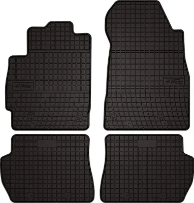Zdjęcie produktu dla Dywaniki gumowe do Mazda 2 II 2007-2015 (hatchback) – 4 szt., czarne, dopasowane – Wielganizator SolidPRO