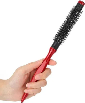 Produktbild von Famanu Massagekamm für dünnes und kurzes Haar - Holzgriff und Nylonzähne