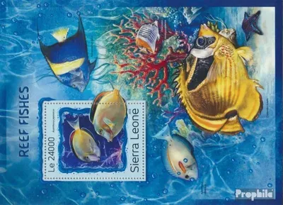 Produktbild von Briefmarken Sierra Leone 2016 Mi Block 1120 (kompl. Ausg.) postfrisch Rifffische