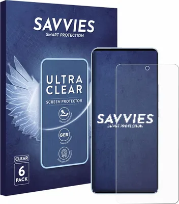 Produktbild von 6x Für Vivo iQOO Neo 10 Schutzfolie Savvies Displayschutz Display Schutz Folie Klar Transparent