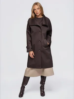 Produktbild von LARICA Trenchcoat Damen Elegant Minimalistisch OW-CT-E0024 brown M