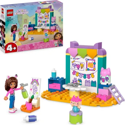 Produktbild von LEGO 4+ Gabbys Puppenhaus Bastelspaß mit Baby Box, Spielset für Rollenspiele, kreatives Kunst- und Bastelset für Mädchen und Jungen ab 4 Jahren, Spielzeug-Modellhaus 10795