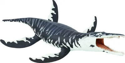Obrázok produktu pre Safari morský plaz Kronosaurus junior 34 cm gumový čierny/biely