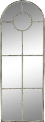 Spiegel dewall dkd home decor 42 x 2,5 x 122 cm grau Metall white vintage Fenster