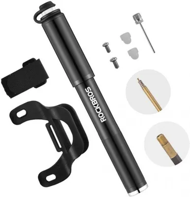 Produktbild von Rockbros Fahrrad Luftpumpe Rahmenpumpe für Presta und Schrader Ventil