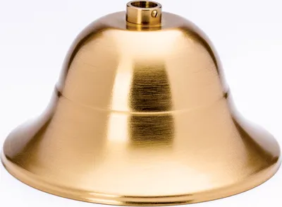 Produktbild von Deckenbaldachin Rosette Abdeckung für Hängeleuchten, Lampenbaldachin mit Stellring, Ø 110 mm, Gold matt