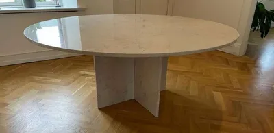 Produktbild von Casa Padrino Luxus Esstisch Beige Ø 150 x H. 72 cm - Runder Travertin Naturstein Esszimmertisch - Esszimmer Möbel - Travertin Möbel - Luxus Möbel - Luxus Einrichtung