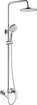 Produktbild von BADLAND Duschsäule DOKOS Duschsystem, Brausegarnitur in Silber