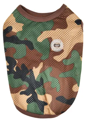 Productafbeelding van Puppia Hondentop, infanteriebruin camouflage, maat S