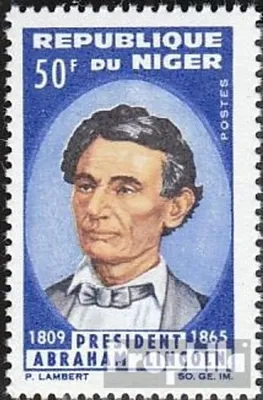 Produktbild von Briefmarken Niger 1965 Mi 94 (kompl.Ausg.) postfrisch Abraham Lincoln