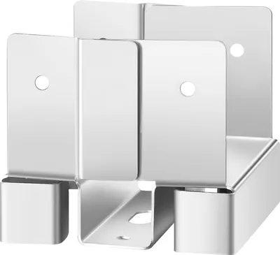 Produktbild von SucceBuy Pfostenträger Innenmaß 89,6x90,5mm für 88,9x88,9mm Holzpfosten geeignet