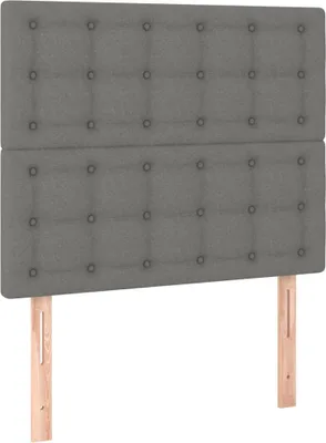 Obrázok produktu pre vidaXL Čelo postele tmavosivé 80 x 5 x 118/128 cm látka