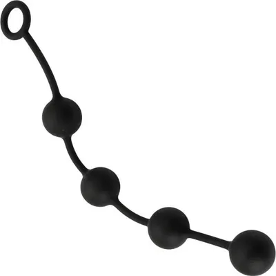 Produktbild von Sensual A102.S Anální kuličky silikové 43 cm, 4 kuličky, černé