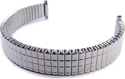Produktbild von Minott Flex Uhrenarmband Edelstahl Zugband mit Teleskop-Anstoß 20985