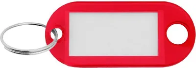 Produktbild von CombiCraft Schlüsseletikett 48x22mm Rot- 100 Stück